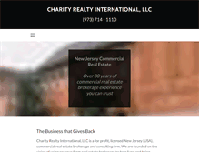 Tablet Screenshot of charityrealtyint.com